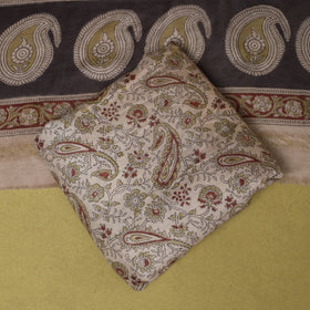 Merino wool pedana kalamkari 3pc unstitched dress material