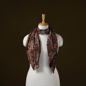 Modal silk pendant necklace scarf 51 - handcrafted