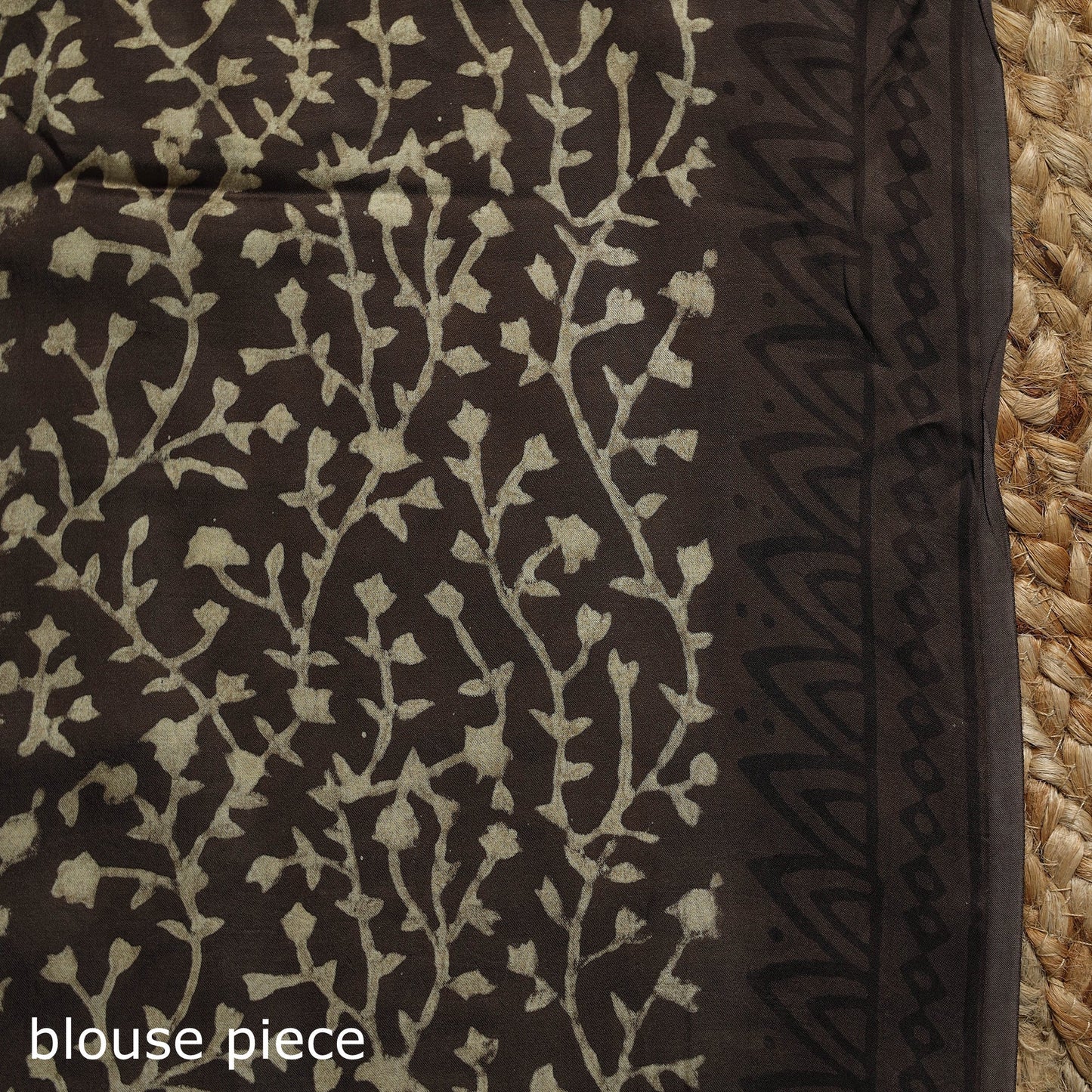 Modal silk hand bagru saree 21 - handcrafted