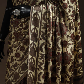 Modal silk hand bagru saree 26 - handcrafted