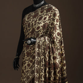 Modal silk hand bagru saree 26 - handcrafted