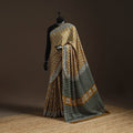 Modal silk hand bagru saree 28 - handcrafted