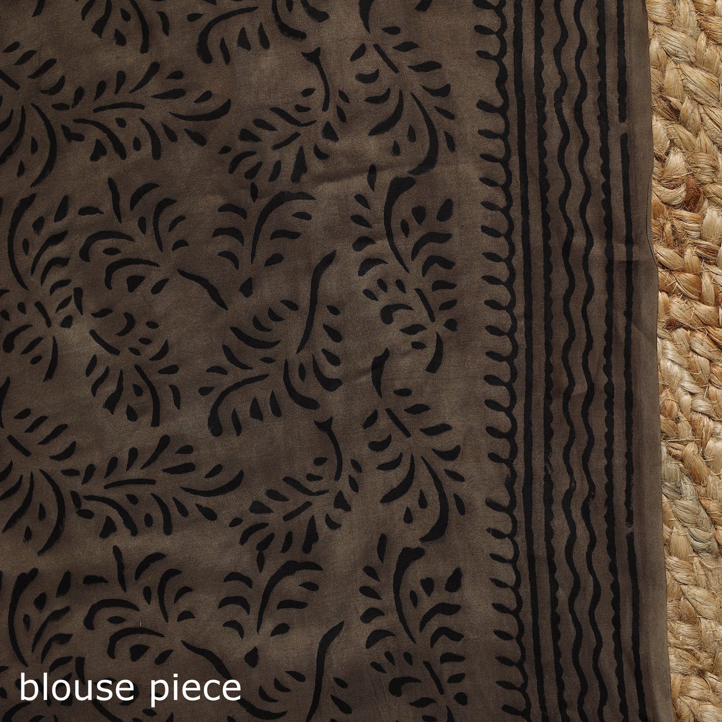 Modal silk hand bagru saree 29 - handcrafted