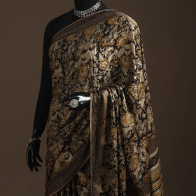 Modal silk hand bagru saree 29 - handcrafted