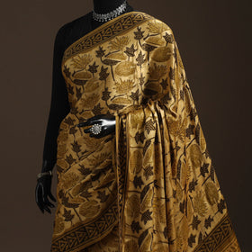 Modal silk hand bagru saree 31 - handcrafted