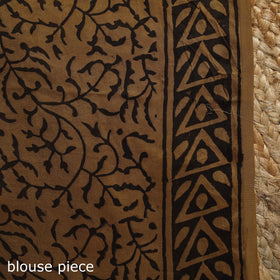 Modal silk hand bagru saree 31 - handcrafted