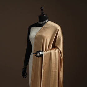 Modal silk natural dyed plain dupatta with lagdi patta 12