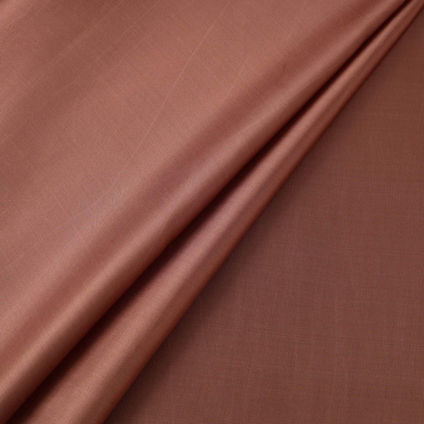 Brown - modal silk plain fabric 15 - handcrafted