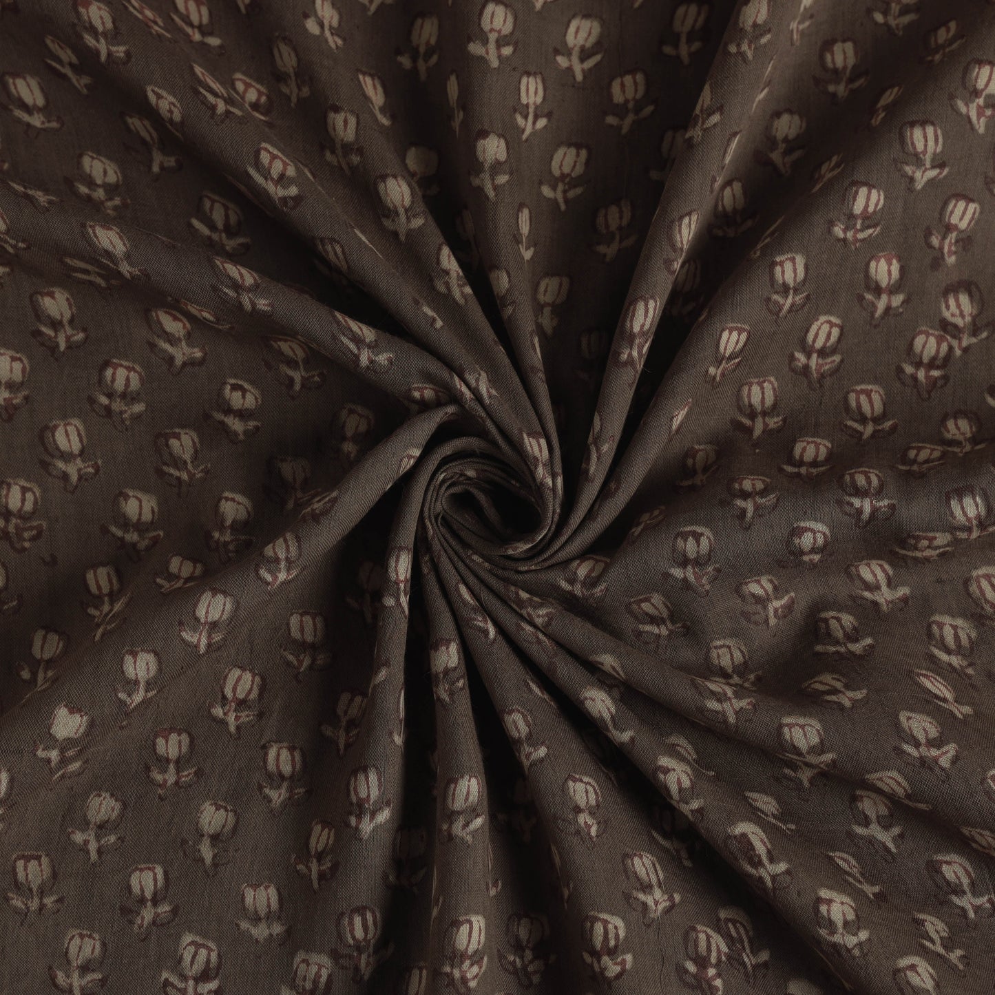 Buy Mulberry Silk Cotton Akola Hand Block Printed Handloom Fabric Online at iTokri.com