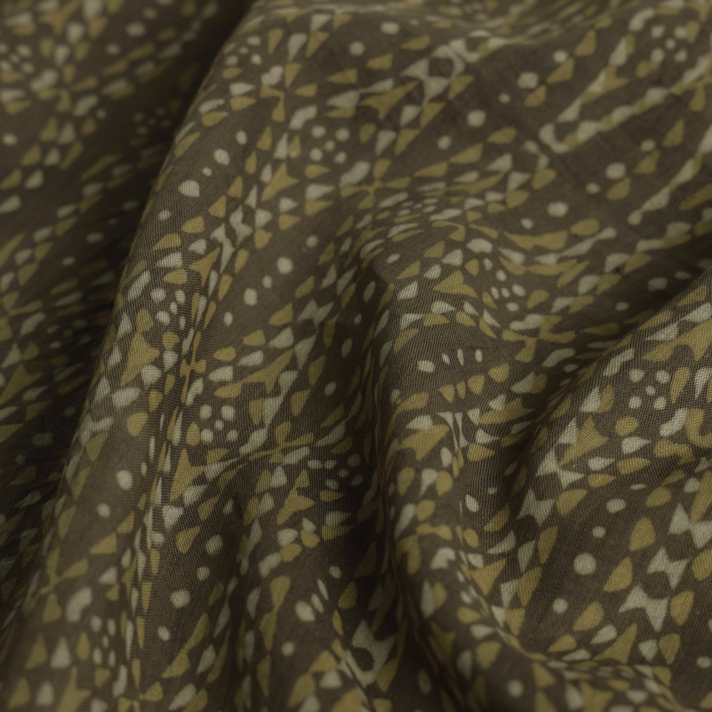  Mulberry Silk Cotton Akola Hand Block Printed Fabric