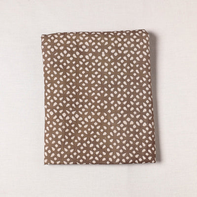  Pipad Block Printing Mulberry Silk Cotton Handloom Precut Fabric 