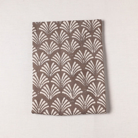  Pipad Block Printing Mulberry Silk Cotton Handloom Precut Fabric 