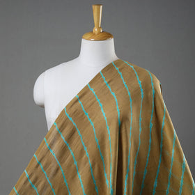 Multicolour Leheriya Tie-Dye Chanderi Silk Fabric Online | iTokri