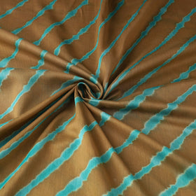 Multicolour Leheriya Tie-Dye Chanderi Silk Fabric Online | iTokri