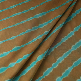 Multicolour Leheriya Tie-Dye Chanderi Silk Fabric Online | iTokri