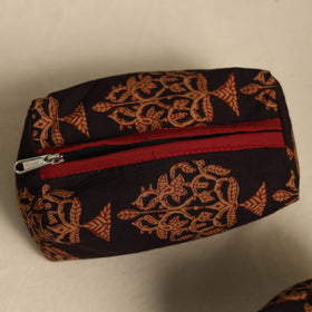  Brown Multipurpose Handmade Toiletry Bags (Set of 3)