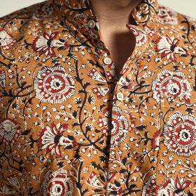  Bagru Block Printed Cotton Men Short Kurta 