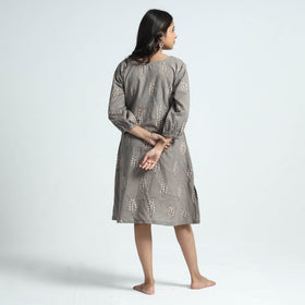 Buy Nandana Hand Block Printed Cotton Dress l iTokri.com