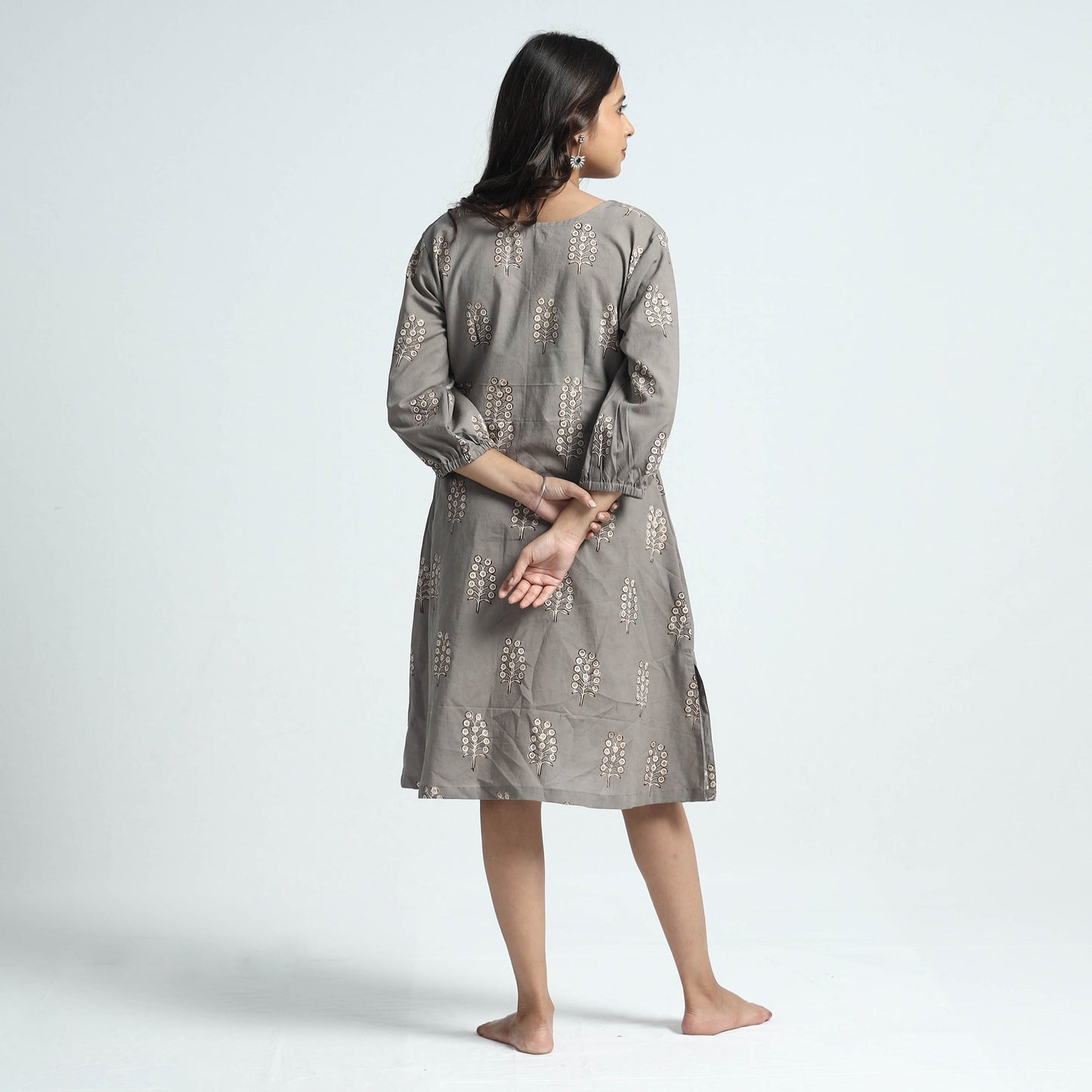 Buy Nandana Hand Block Printed Cotton Dress l iTokri.com