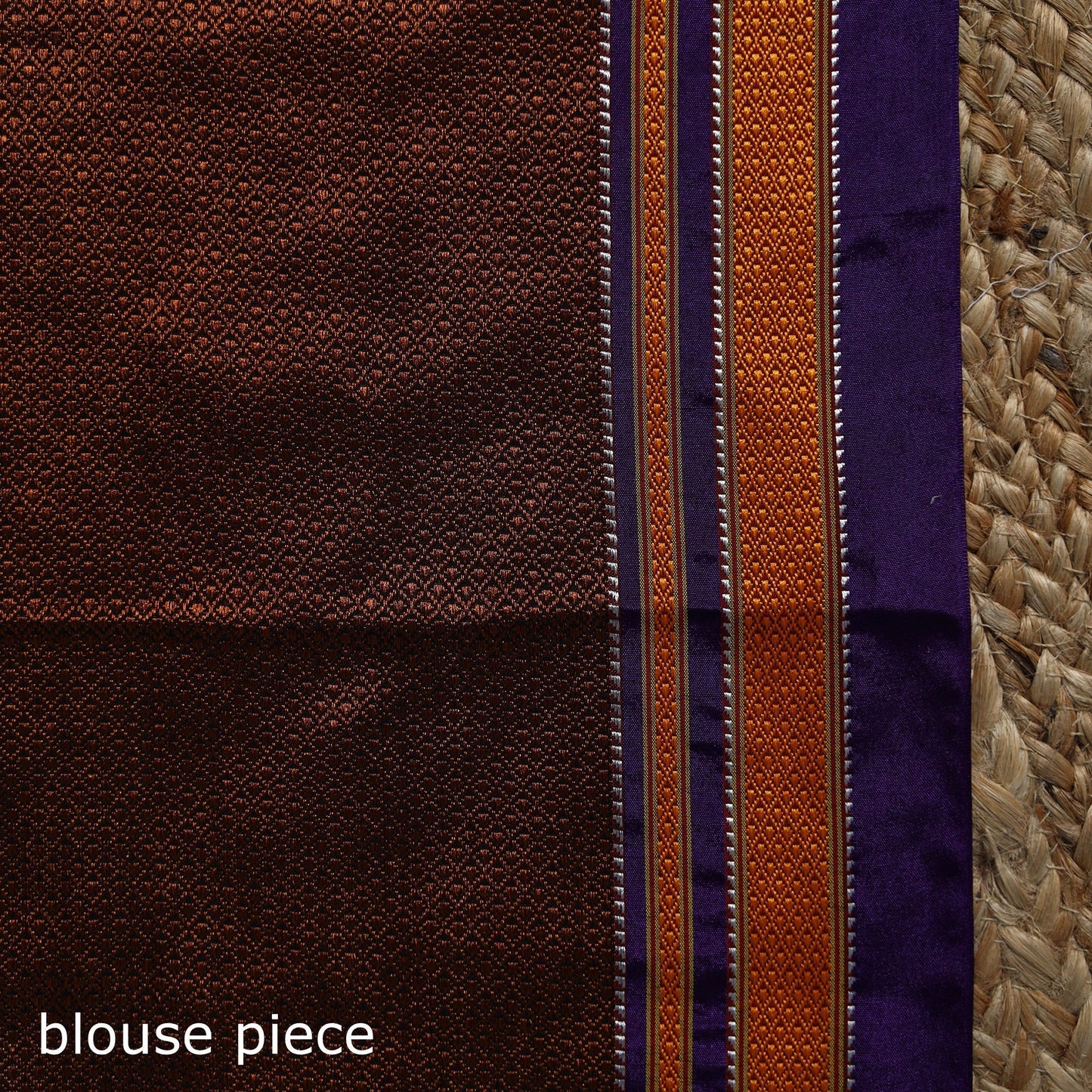 Nath work silk cotton khun saree 14 - handcrafted