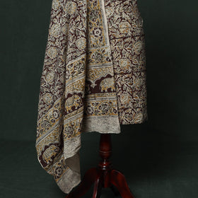 Natural dyed block print cotton pedana kalamkari 2pc