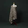 Natural dyed block print cotton pedana kalamkari 2pc