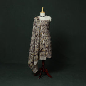 Natural dyed block print cotton pedana kalamkari 2pc