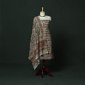Natural dyed block print cotton pedana kalamkari 2pc
