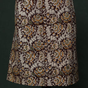 Natural dyed block print cotton pedana kalamkari 2pc