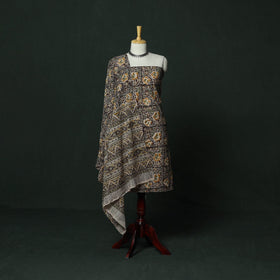 Natural dyed block print cotton pedana kalamkari 2pc