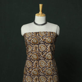 Natural dyed block print cotton pedana kalamkari 2pc