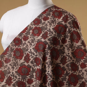 Brown - natural dyed cotton vanaspati bagru fabric 10