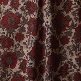 Brown - natural dyed cotton vanaspati bagru fabric 10