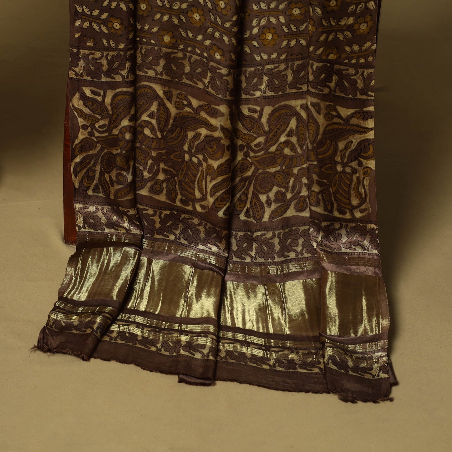 Natural dyed modal silk bagru 2pc unstitched dress material