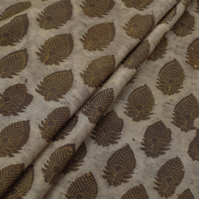 Buy Natural Dyed Chanderi Silk Akola Print Fabric 