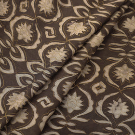  Natural Dyed Chanderi Silk Akola Print Fabric 