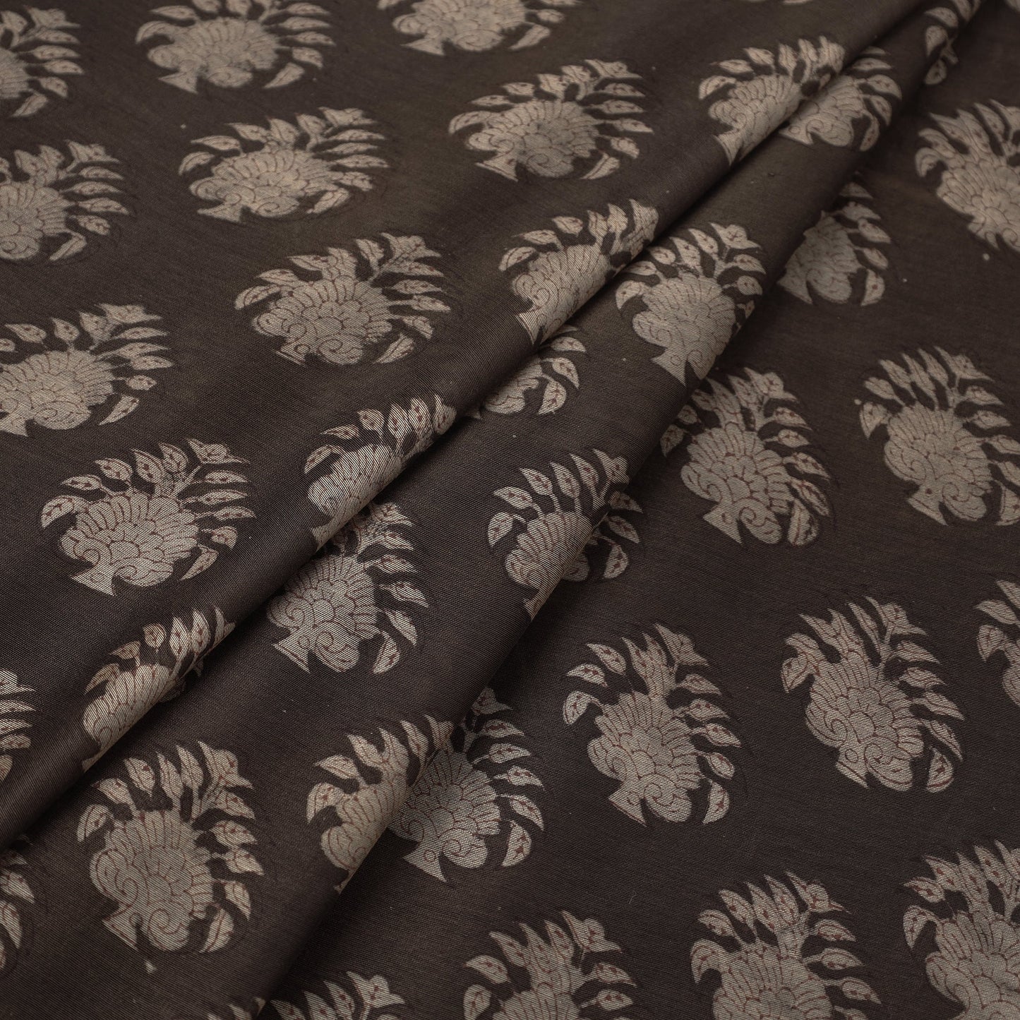 Buy Natural Dyed Chanderi Silk Akola Print Fabric 