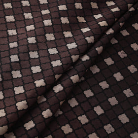 Natural dyed chanderi silk kutch hand block ajrakh print