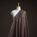 Natural dyed chanderi silk kutch hand block ajrakh print