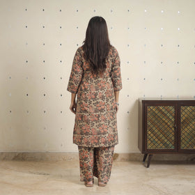 Brown - natural dyed cotton bagru dabu co-ord set 13