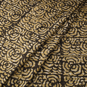 Brown Natural Dyed Cotton Bindaas Block Print Fabric