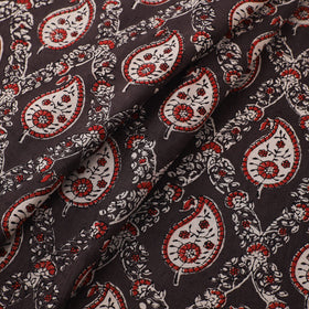  Brown Natural Dyed Cotton Ajrakh Print Fabric