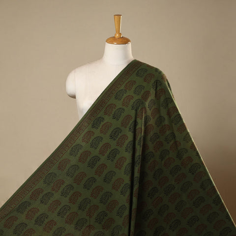 Natural dyed cotton hand bagh fabric 25 - handcrafted