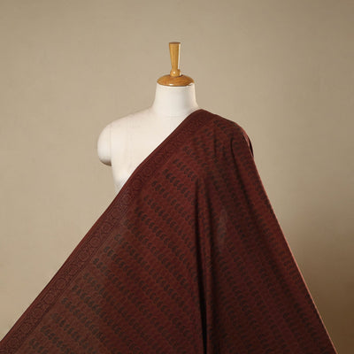Natural dyed cotton hand bagh fabric 02 - handcrafted