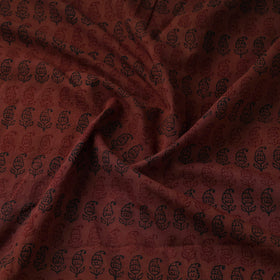 Natural dyed cotton hand bagh fabric 02 - handcrafted