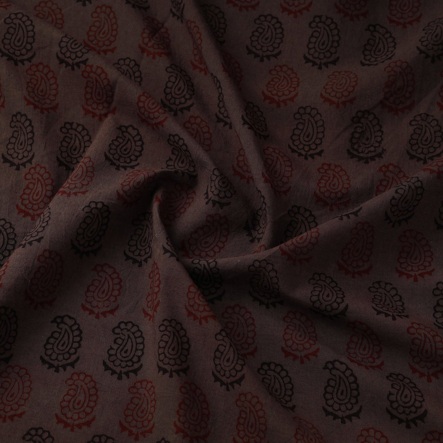 Natural dyed cotton hand bagh fabric 29 - handcrafted