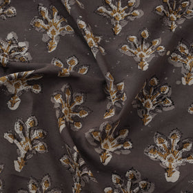 Natural dyed cotton hand block dabu bagru print fabric 06