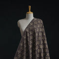 Natural dyed cotton hand block dabu bagru print fabric 06