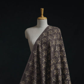 Natural dyed cotton hand block dabu bagru print fabric 06