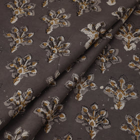 Natural dyed cotton hand block dabu bagru print fabric 06